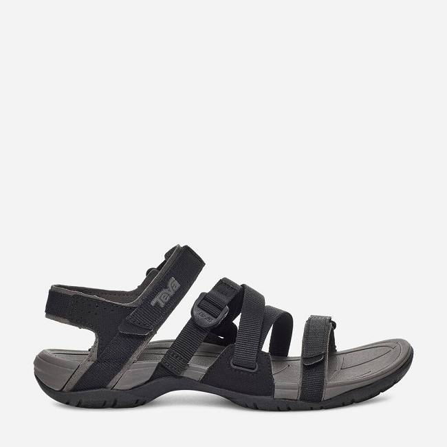 Teva Women's Ascona Sport Web Walking Sandals 3365-109 Black Sale UK
